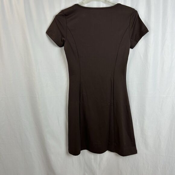 Fefhw Women's Sexy Bodycon Mini Dress Stretchy Side Slit A Line Short Dresses XS - Picture 3 of 8